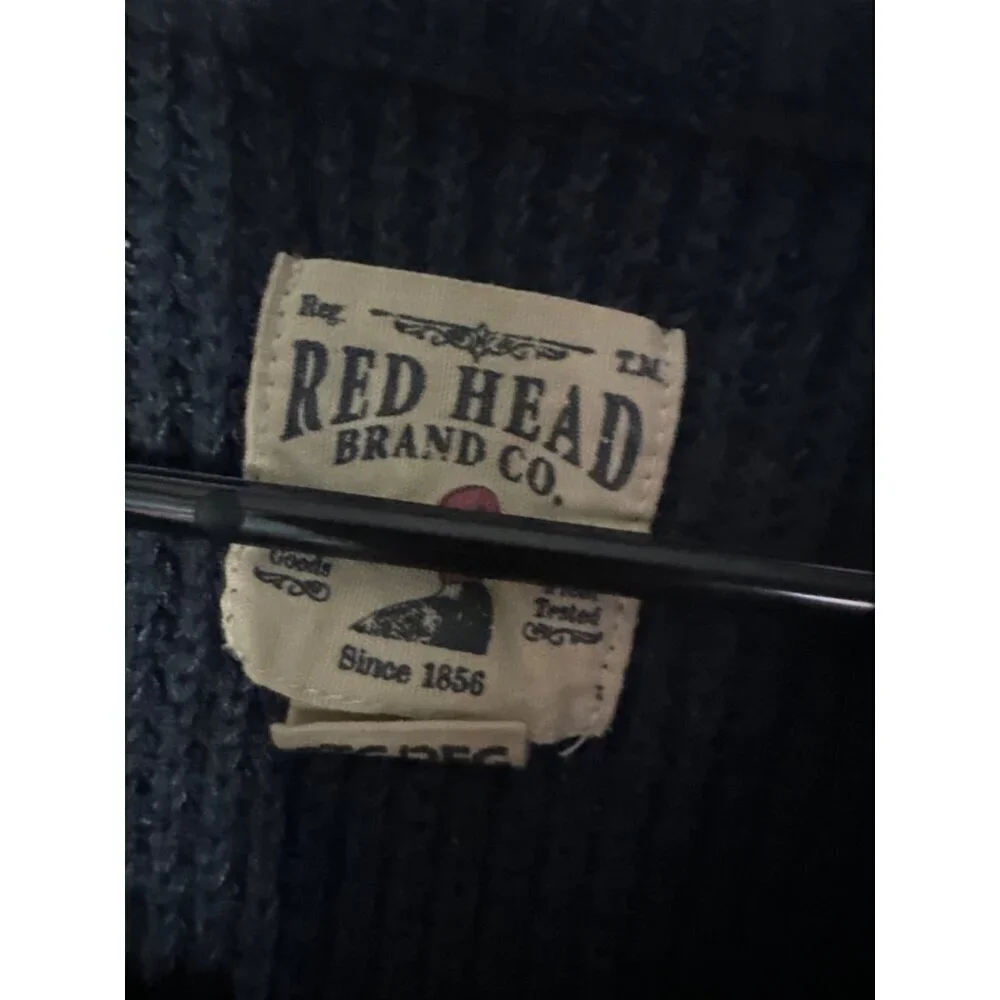 Men’s Redhead Quarter Zip Pullover Sweater 2XL Preppy Old Money Holiday